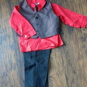 Happy Fella boys 24m 4pc set elastic pants